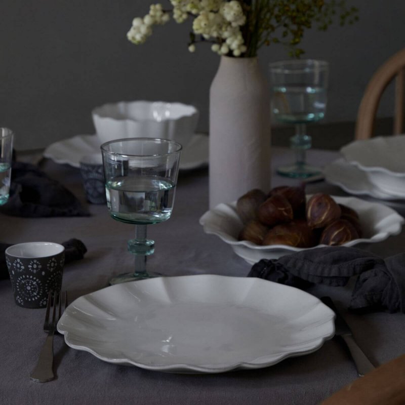 Dinner plate 28cm Costa Nova Rosa White 