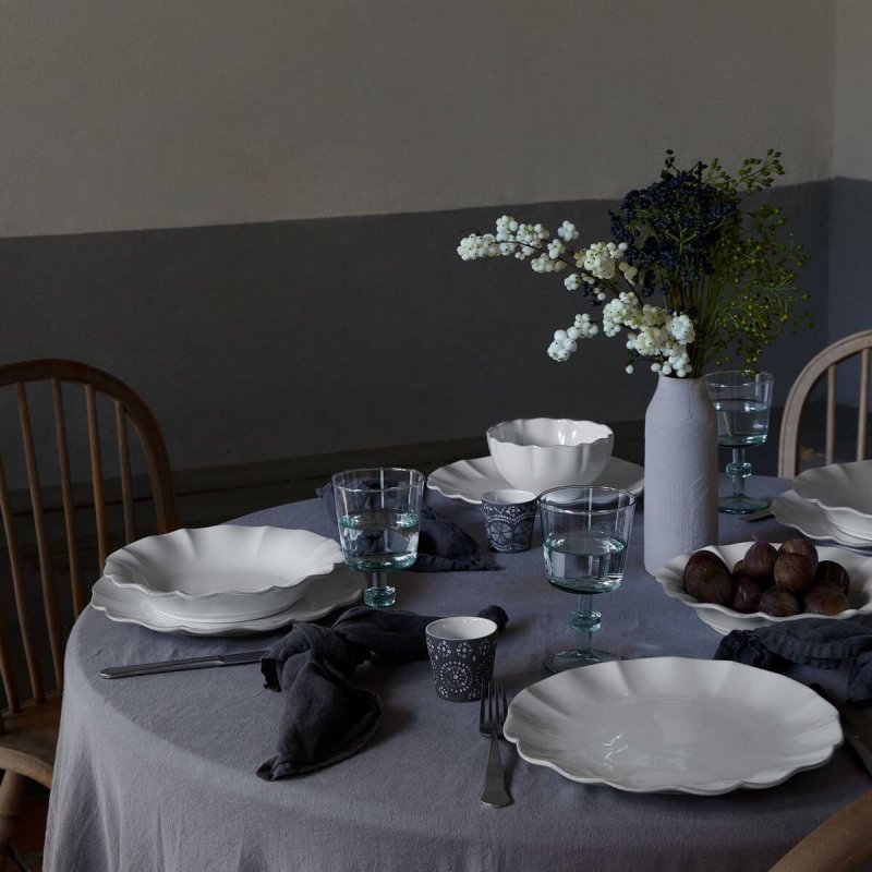 Dinner plate 28cm Costa Nova Rosa White 