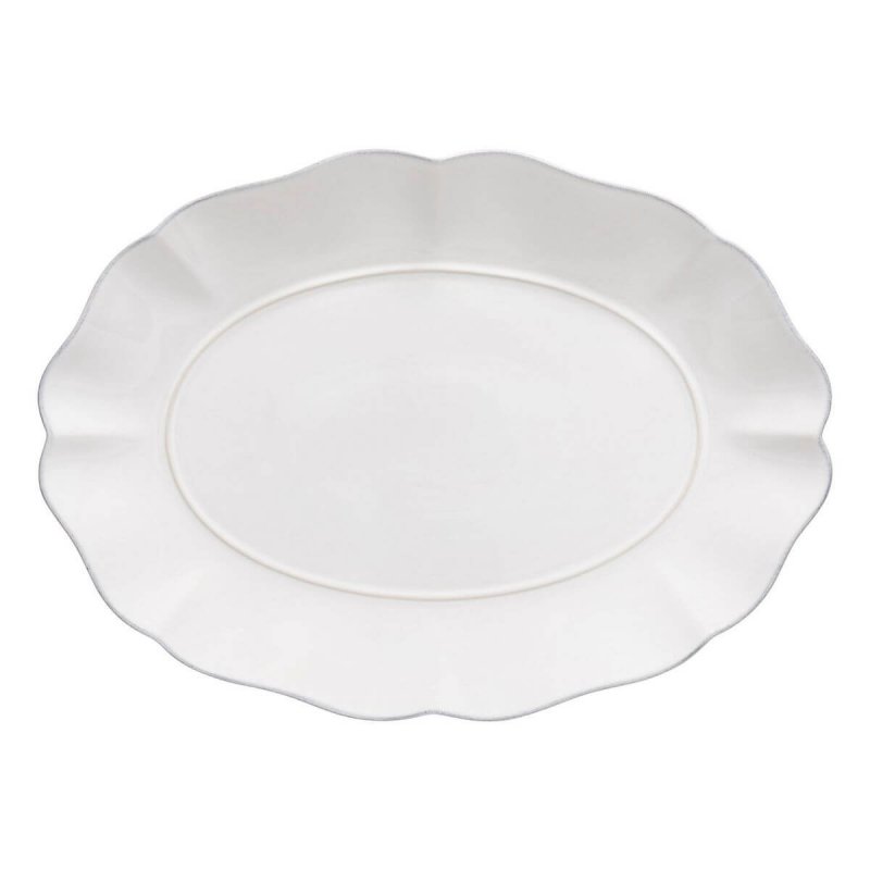 Oval platter 40cm Costa Nova Rosa White