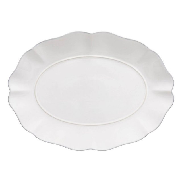 Oval platter 40cm Costa Nova Rosa White