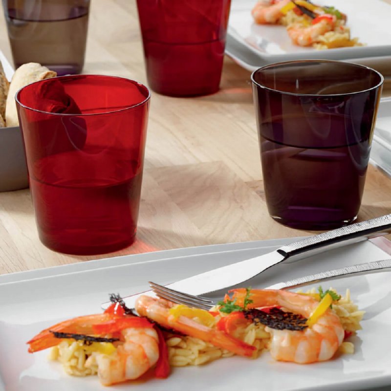 Ποτήρι Χαμηλό 340ml Degrenne Mambo Red