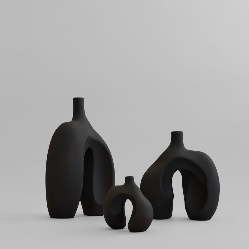 Βάζο Κεραμικό 101 Copenhagen 16cm Ni Petit - Coffee
