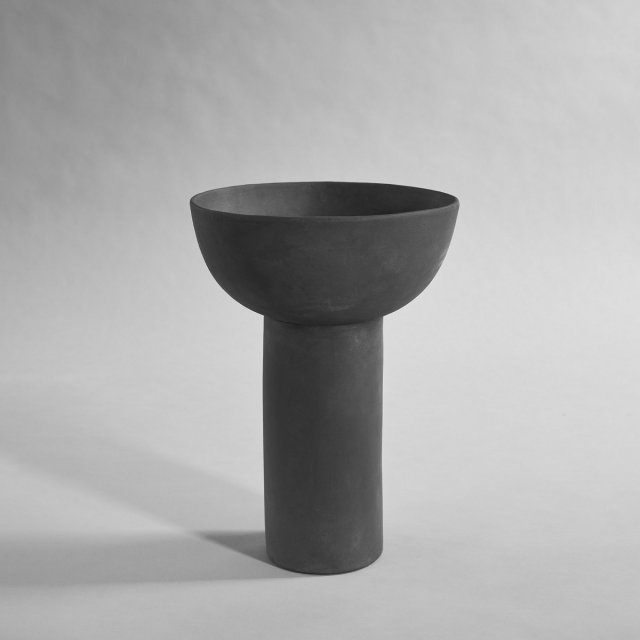 Βάζο Κεραμικό 101 Copenhagen 43cm Block Big - Dark Grey