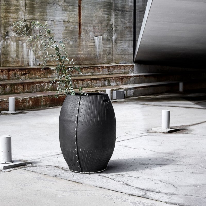 Launry Basket Muubs Dacarr Recycled Rubber Black
