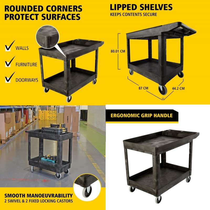Τρόλεϊ Rubbermaid Utility Standard Medium 226kg