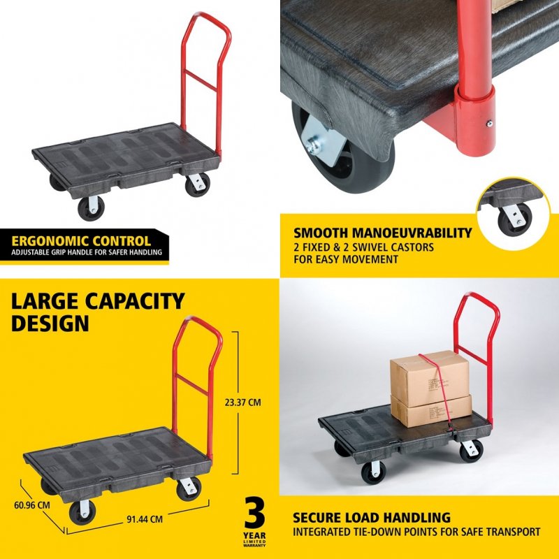 Πλατφόρμα / Τρόλεϊ Rubbermaid Truck Small 453kg