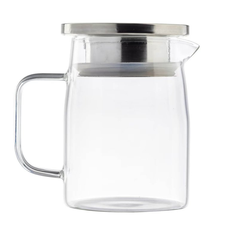 Κανάτα Γυάλινη 500ml με Ανοξείδωτο Καπάκι Tablecraft