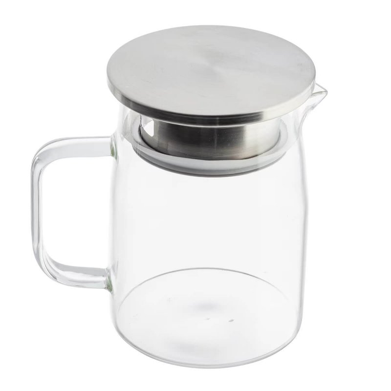 Κανάτα Γυάλινη 500ml με Ανοξείδωτο Καπάκι Tablecraft